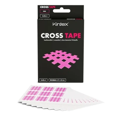 Abbildung von Kintex Cross Tape, ABC, 3 Farben und Größen, Tapes, Akupunkturpflaster, Gittertape, Tape Pflaster, Kinesiologie Crosstapes