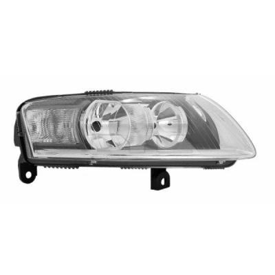 Abbildung von TYC 20 0685 05 2 Scheinwerfer rechts H7, H1 mit Lampenträger, ohne Elektromotor AUDI: A6 C6 Saloon, Avant, Allroad