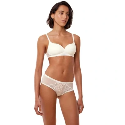 Abbildung von Triumph Delightful Spotlight Hipster Slip, Damen, Größe: 36, Silk white
