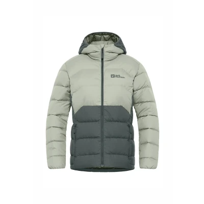 Abbildung von Jack Wolfskin Ather Hoody Daunenjacke, Damen, Größe: XXL, Black