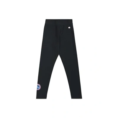 Abbildung von Champion Mädchen Legacy Girl Graphic Leggings Sweatpants, Black (KK001),