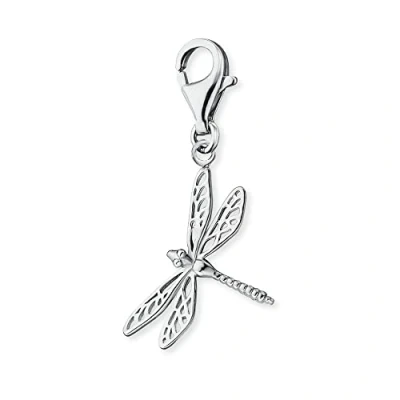 Abbildung von Engelsrufer Damen Charm Anhänger Libelle Dragonfly Silber aus Sterling Karabinerverschluss nickelfrei