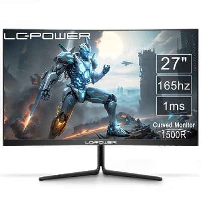 Abbildung von LC Power M27 FHD 165 C V2 Gaming Monitor 27&quot; Curved Full HD Display 16:9, 4ms,VA, 2*HDMI, DP, 165Hz schwarz