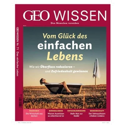 Abbildung von GEO Wissen / 71/2020 Vom Glück des einfachen Lebens: Den Menschen verstehen
