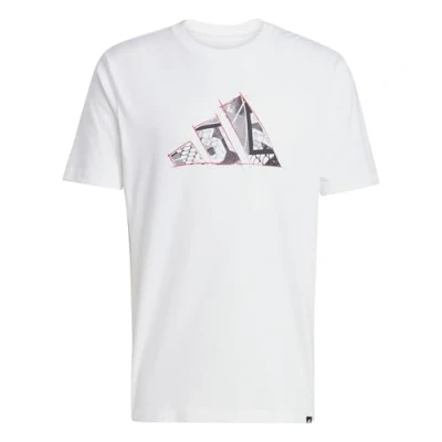Abbildung von adidas Herren Codes Photoreal Logo Graphic T Shirt, White, L