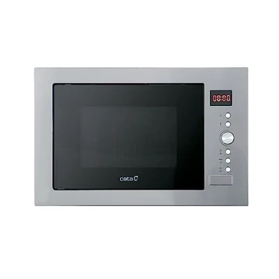 Abbildung von CATA MC 32 DC Mikrowelle in Edelstahl Anti Fingerabdruck Einbaumodell 900 W mit 5 Leistungsstufen und 1100 Grill Timer bis 95 Minuten Mikrowellenkapazität 32L