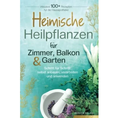 Abbildung von Heimische Heilpflanzen für Zimmer, Balkon und Garten. Schritt Schritt: selbst anbauen, verarbeiten anwenden. Inklusive mehr als 100 Rezepten die Hausapotheke.