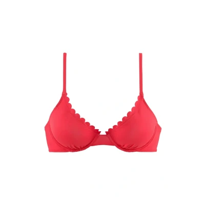 Abbildung von Lascana Bikinitop, Damen, Größe: 36xD, Rot