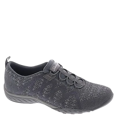 Abbildung von Skechers Damen Breathe Easy Infi Knity Sneaker, Dunkelgrau, 40 EU
