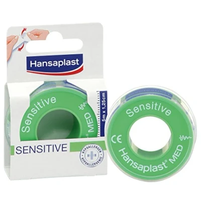 Abbildung von Hansaplast Fixierpflaster sensitive 5mx1,25cm