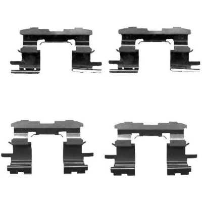 Abbildung von HELLA 8DZ 355 203 101 Zubehörsatz, Scheibenbremsbelag TOYOTA: Corolla IX Station Wagon, Hatchback, Yaris I Hatchback