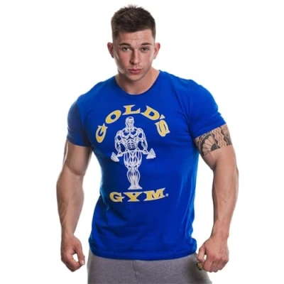 Abbildung von Golds Gym Herren T Shirt, Royalblau, S