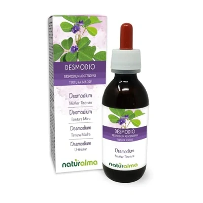Abbildung von Desmodium (Desmodium adscendens) Blätter Alkoholfreier Urtinktur Naturalma Flüssig Extrakt Tropfen 120 ml Nahrungsergänzungsmittel Veganer