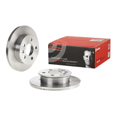 Abbildung von BREMBO 08.5396.10 Bremsscheibe 258 16 5 voll VOLKSWAGEN: TRANSPORTER 3 Bus, Kasten,