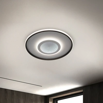 Abbildung von my home LED Deckenleuchte »Mona Deckenlampe mit Infinity / Tunnel Effekt«, 1 flammig, Leuchtmittel Board fest integriert, D: 50cm, dimmbar, inkl. Memory, CCT, Fernbedienung, 40W