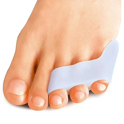 Abbildung von Sumiwish [10x] Zehenspreizer Silikon, Kleiner Zehen Separator &amp; Protektor für überlappende Zehen, Relief Druck und Schmerzen