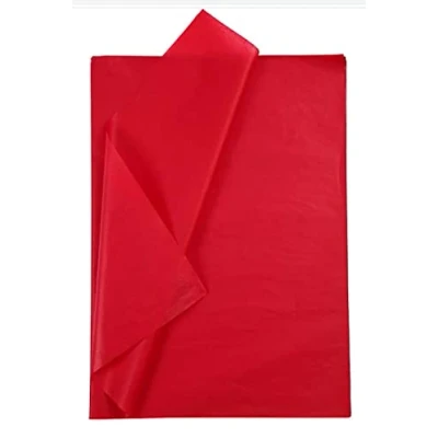Abbildung von Seidenpapier, 50 x 70 cm, Rot, 25 Blatt