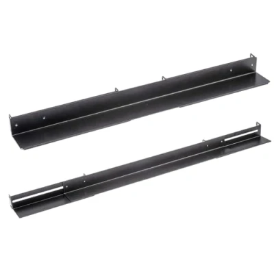 Abbildung von VALUE Gleitschienen, 1 Paar, tiefenvariabel 610 935 mm, schwarz