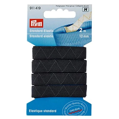 Abbildung von Prym Standard Elastic 12 mm schwarz, Polyester
