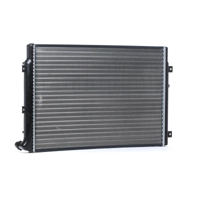 Abbildung von NRF EASY FIT 53425 Kühler, Motorkühlung Aluminium 647 440 32 mit Dichtring Kühlrippen gelötet VOLKSWAGEN: Golf 5, Touran I, Plus / Crossgolf