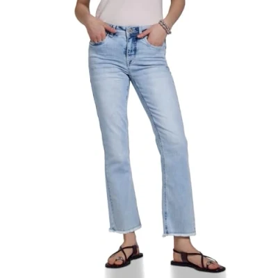 Abbildung von Street One Studio Damen F379079 Flared Jeans, Bleach Wash, 34W / 28L