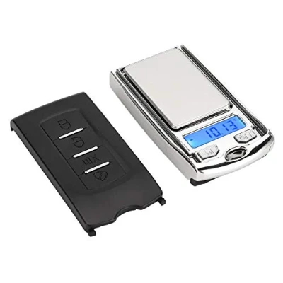 Abbildung von 100g / 0,01g Mini Digital Taschenwaage Hohe Genauigkeit Tragbare Elektronische Schmuckwaage