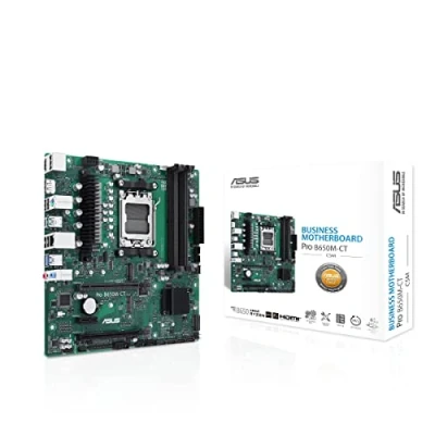 Abbildung von ASUS Pro B650M CT CSM Business Mainboard Sockel AMD AM5 (Ryzen 7000, micro ATX, DDR5 Speicher, PCIe 5.0, USB 3.2 Gen 2, Commercial BIOS Kit)