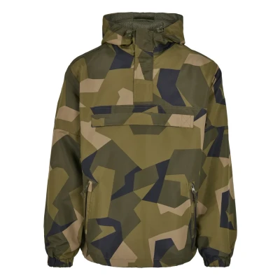 Abbildung von Brandit Accessoires PULL OVER Windbreaker, Herren, Größe: 4XL, Swedisch camo