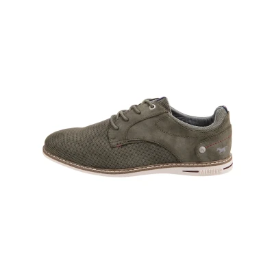 Abbildung von Mustang Sportlicher Schnürer, Herren, Größe: 41, Oliv Schuhe