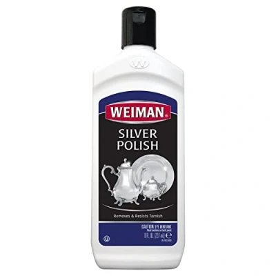 Abbildung von Weiman Silver Polish Silberputzmittel Silberschmuck Reiniger, Putzmittel, Messing und Edelstahl Politur 220ml