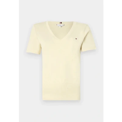 Abbildung von Tommy Hilfiger SLIM CODY Tshirt basic, Damen, Größe: XXS, Frozen custard