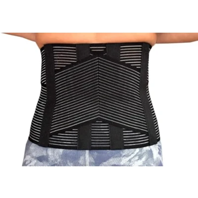 Abbildung von BODYPERFECT Aktive Rückenstützbandage (Lendenbandage) Rückenbandage entlastet Rücken Innovative Lendenwirbel (