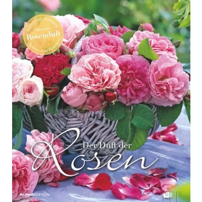 Abbildung von Alpha Edition der Duft Rosen 2025 Bildkalender, 30,x34cm, Kalender mit schönen Bildmotiven für jeden Monat, Monatsübersicht, Feiertage DE/AT/CH und internationales Kalendarium