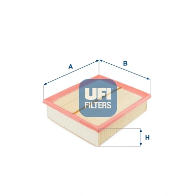 Abbildung von UFI 30.505.00 Luftfilter 52 232 311,5 Filtereinsatz TOYOTA: Land Cruiser Prado 120, 150