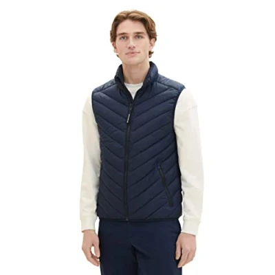 Abbildung von TOM Tailor Light Weight Weste, Herren, Größe: XXL, Sky captain blue