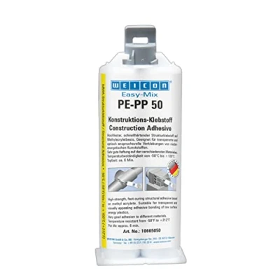 Abbildung von WEICON Easy Mix PE PP 50 2 K Plastikkleber für Kunststoffe transparent ml