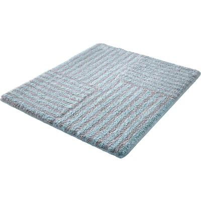 Abbildung von Kleine Wolke Badematte »Chelsea« Höhe 20 mm rutschhemmend beschichtet fußbodenheizungsgeeignet Badteppich, modernes Design, gestreift