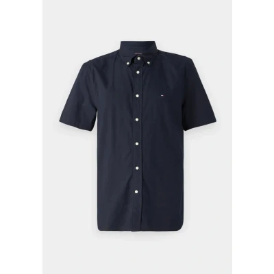 Abbildung von Tommy Hilfiger FLEX Solid Hemd, Herren, Größe: XS, Desert sky