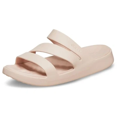 Abbildung von Crocs Getaway STRAPPY. Hausschuh, Damen, Größe: 42.5, Quartz Schuhe