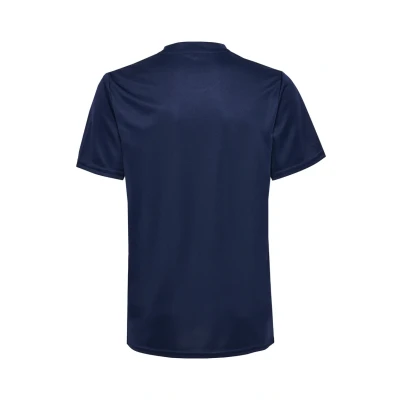 Abbildung von Hummel Essential SS Tshirt basic für Kinder, Größe: 116, Marine
