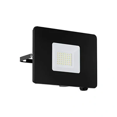 Abbildung von Eglo 97457 LED Outdoor Wandleuchte FAEDO 3 schwarz klar L:17,5cm H:13,5cm T:3cm IP65