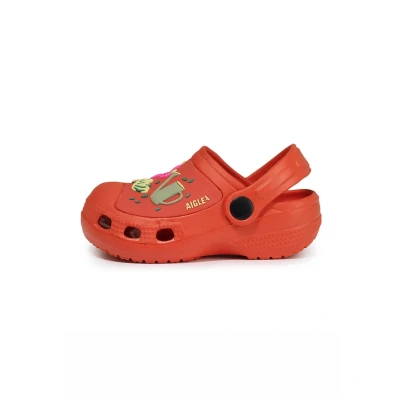 Abbildung von Aigle Taden Unisex Clogs für Kinder, Größe: 26, Orange Kunststoff