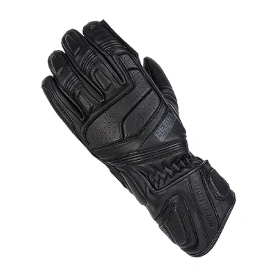 Abbildung von REBELHORN Hike II Motorradhandschuhe Herren Ziegenleder Schaumstoffplatten mit Belüftung Helmvisierwischer Touchscreen Unterstützung