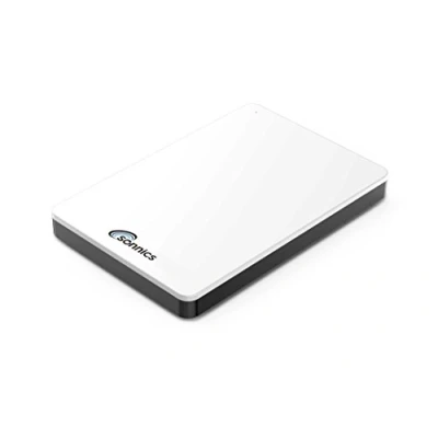 Abbildung von Sonnics 1TB Weiß Externe tragbare Festplatte Typ C USB 3.1 kompatibel mit Windows PC, Mac, Smart TV, Xbox One/Series X und PS4/PS5