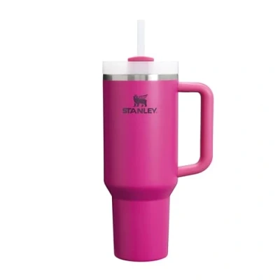 Abbildung von Stanley Quencher H2.0 FlowState Trinkflasche mit Strohhalm 1.2L Thermobecher Kühlt 11 Stunden 48 Eisgekühlt Spülmaschinenfest Thermosflasche BPA Frei Kaffeebecher To Go Fuchsia