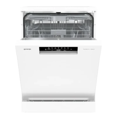 Abbildung von Gorenje GS643C90W Geschirrspüler/Freistehend/60 breite/16 Maßgedecke/6 Programme/TotalDry/Total AquaStop/MultiClack/FlexUse/Intensivprogramm/Kristallglas/EEK: C/Maße (HxBxT):84,5 x 59,9 59,7 cm