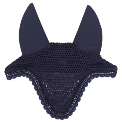 Abbildung von Kentucky Ohrnetz Long Stone &amp; Pearl Soundless Navy Warmblut