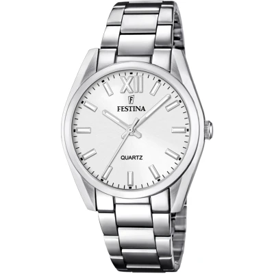 Abbildung von Festina Damen Analog Quarz Uhr mit Edelstahl Armband F20622/1