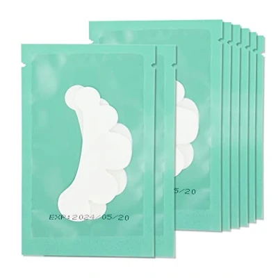 Abbildung von Lunamoon Augenpads für Wimpernverlängerung Wimpernpads Wimpern Wimpernlifting Färben Augen Patches Pad 50 Paare (Flower Light Blue)