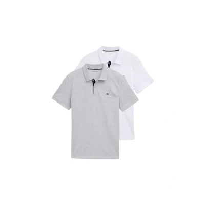 Abbildung von TOM TAILOR Poloshirt, (Packung, 2 tlg.), im Doppelpack